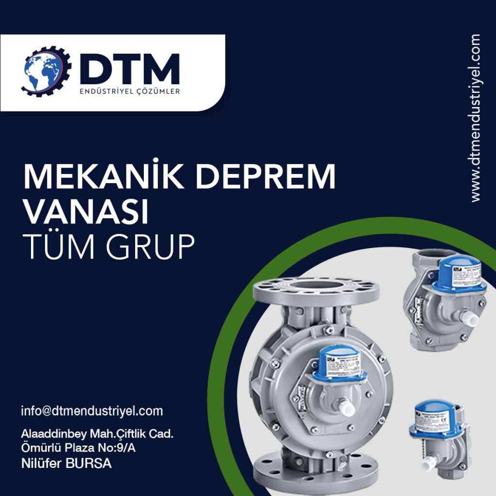 MEKANİK DEPREM VANASI